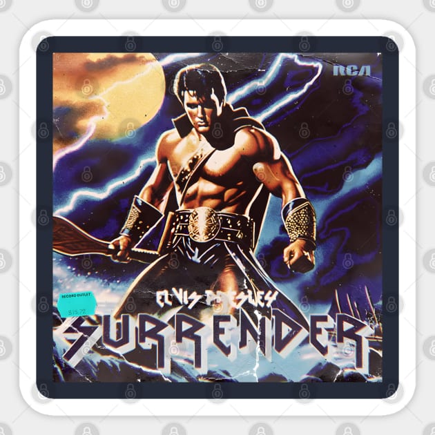 Surrender Sticker by Aloha From El Perrito 